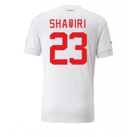 Schweiz Xherdan Shaqiri #23 Borta Kläder VM 2022 Kortärmad